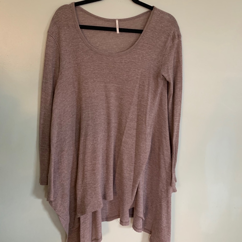 Free people lavender thermal tunic